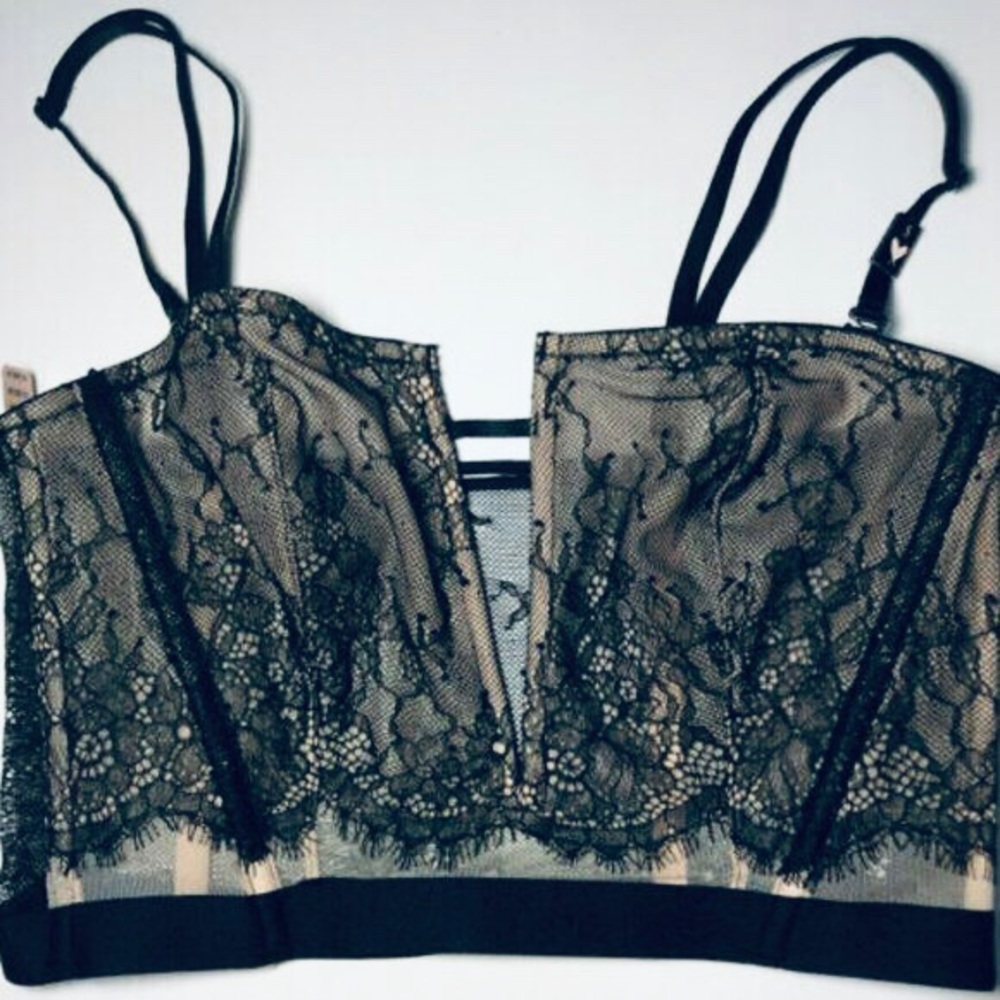 VICTORIA SECRET SEXY LACE UNLINED STRAPLESS BRA-SP
